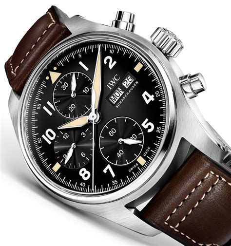 iwc double chronograph spitfire|iwc pilot spitfire chronograph review.